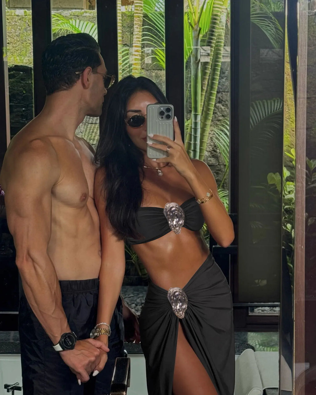 Buckle Off Shoulder Bikini With Skirt Women Swimsuit 2024 Trend Biquini Swimwear Lady Holiday Bath Suit Female Beachwear Outfits