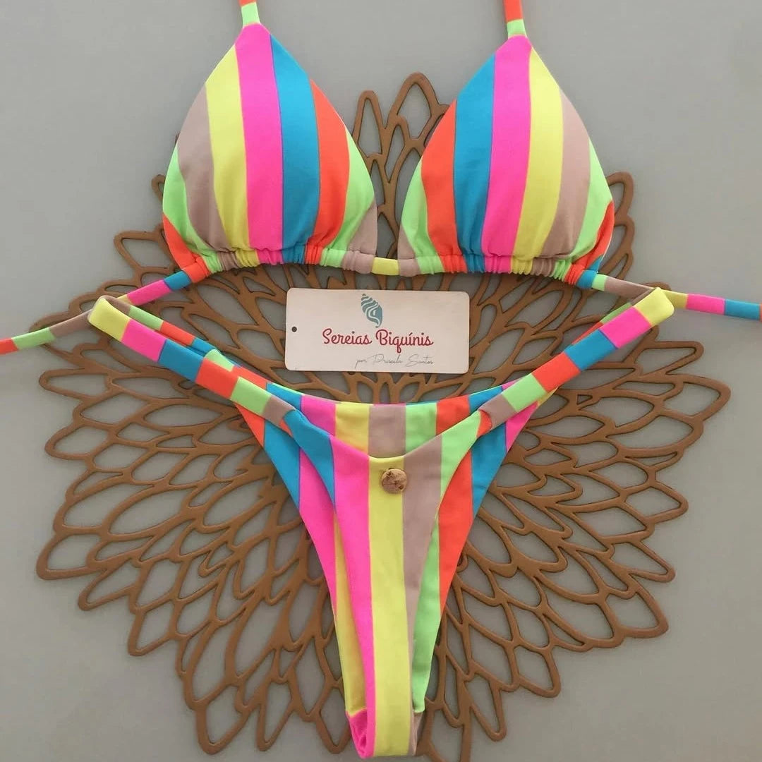 2026 New Bikini Women Swimsuits Sexy Swimwear Brazilian Bikini Set Thong Biquini Beachwear Bathing Suit Women Купальник Женский