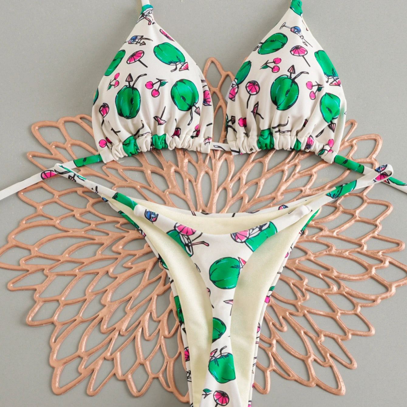 2026 New Bikini Women Swimsuits Sexy Swimwear Brazilian Bikini Set Thong Biquini Beachwear Bathing Suit Women Купальник Женский