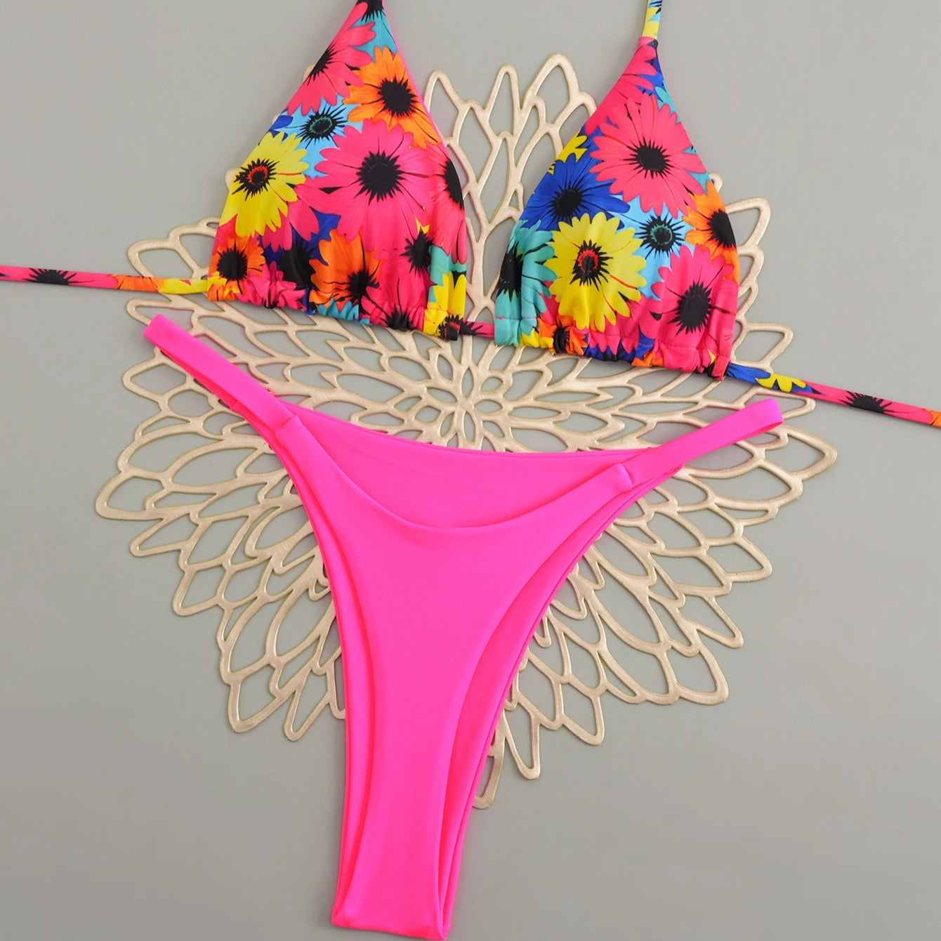 2026 New Bikini Women Swimsuits Sexy Swimwear Brazilian Bikini Set Thong Biquini Beachwear Bathing Suit Women Купальник Женский