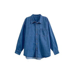 Denim Coat for Women Loose Top Casual Shirt Vintage Clothes for Women Tops Shirts Blouses
