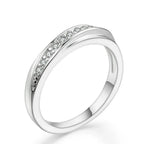 Rings For Women Female Engagement Wedding Promise Women's Ring Fashion Jewellry Simple Rose Gold Color Zirconia Jewelry R314