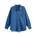Denim Coat for Women Loose Top Casual Shirt Vintage Clothes for Women Tops Shirts Blouses