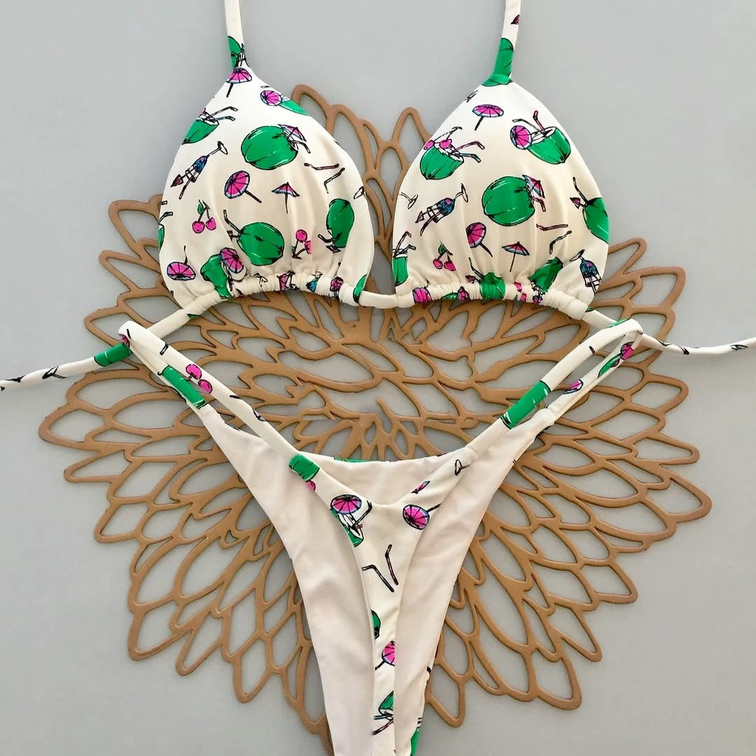 2026 New Bikini Women Swimsuits Sexy Swimwear Brazilian Bikini Set Thong Biquini Beachwear Bathing Suit Women Купальник Женский